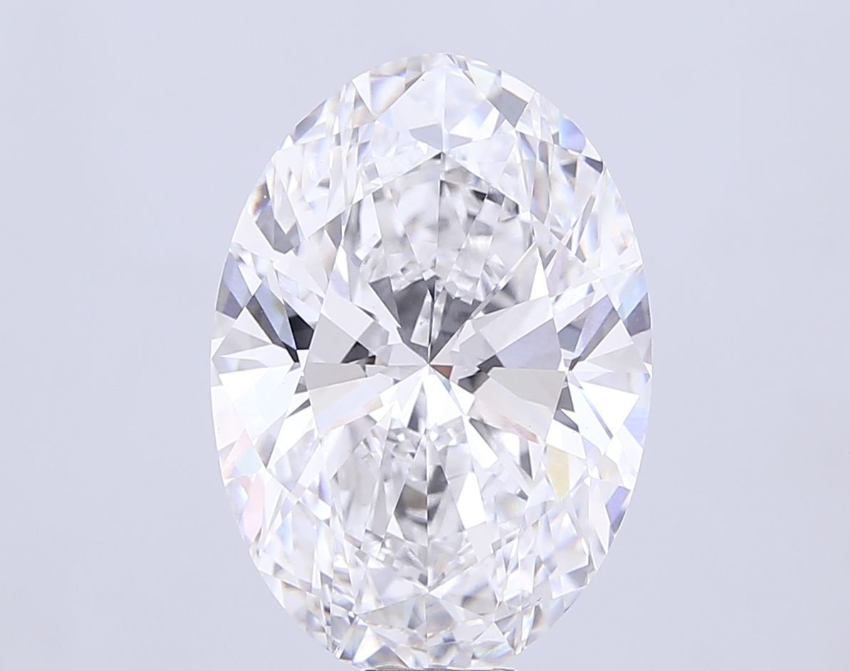 20.30 ct. oval Lab Grown Diamond front image