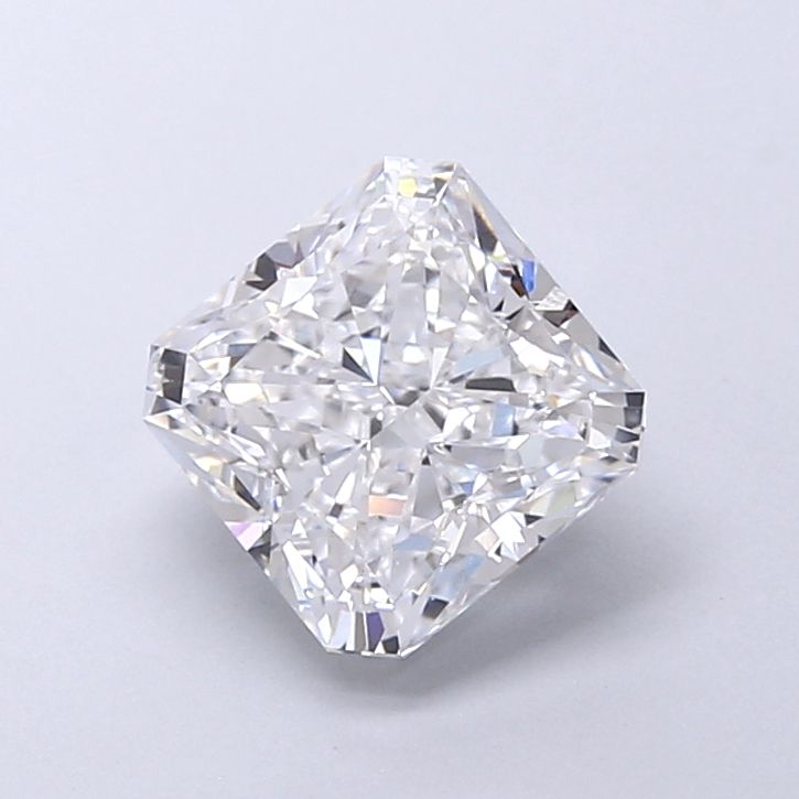 2.5 ct lab-grown Square radiant Diamond
