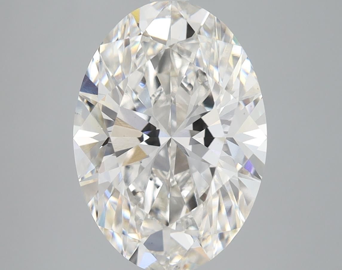4.08 ct. oval Lab Grown Diamond front image