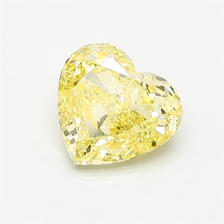 1.51 CT Fancy Intense Yellow HEART