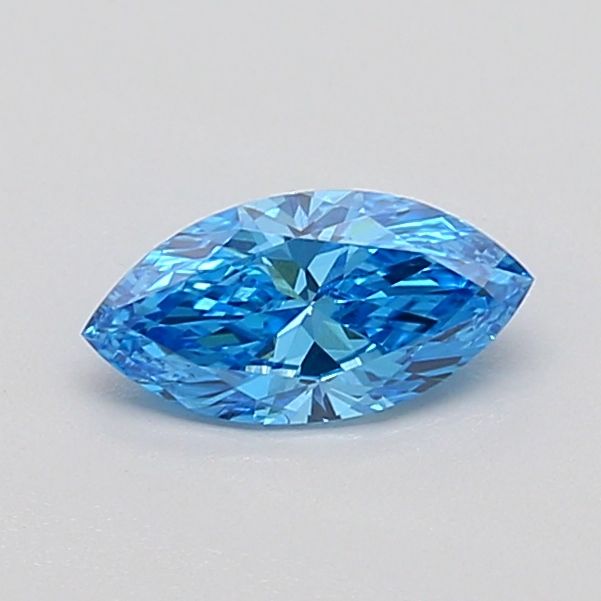 0.4 CT Fancy Vivid Blue MARQUISE