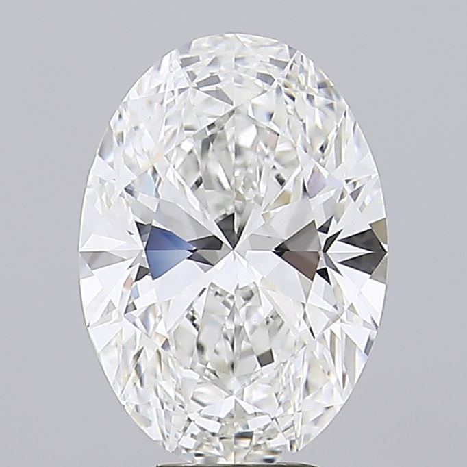 6.09 ct. oval Lab Grown Diamond front image