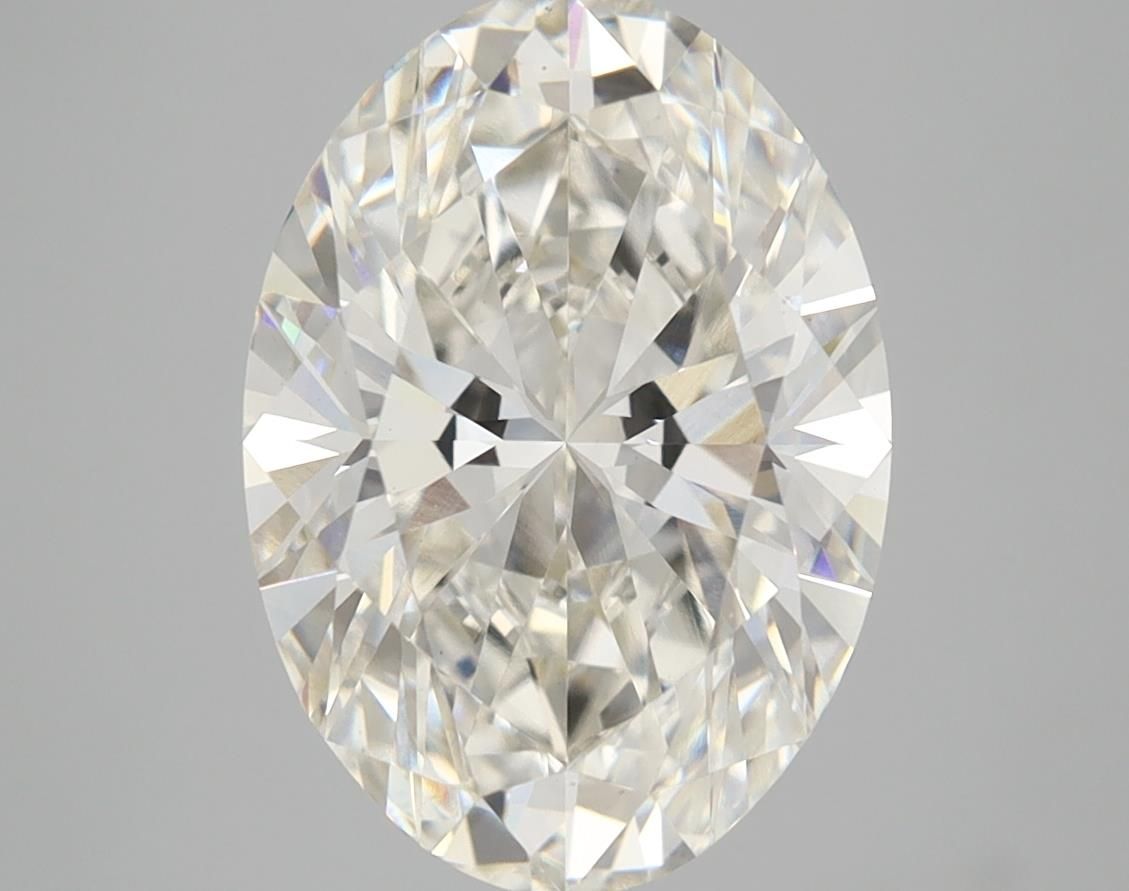 4.05 ct. oval Lab Grown Diamond front image