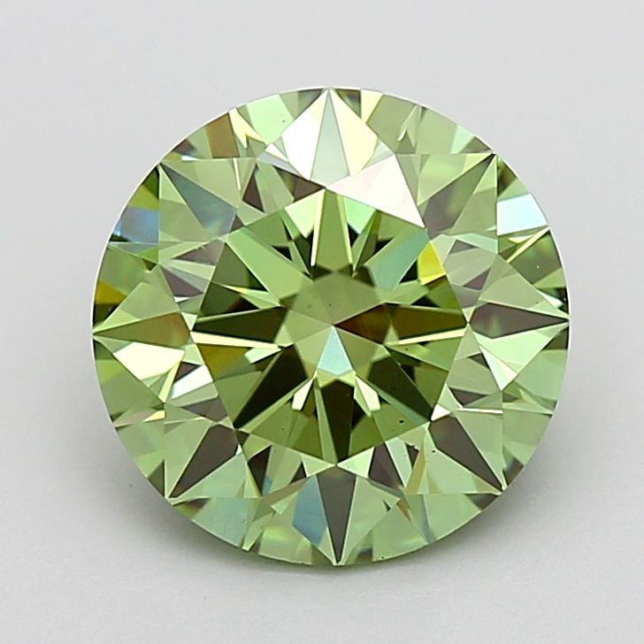 2.03 CT Fancy Vivid Blue ROUND