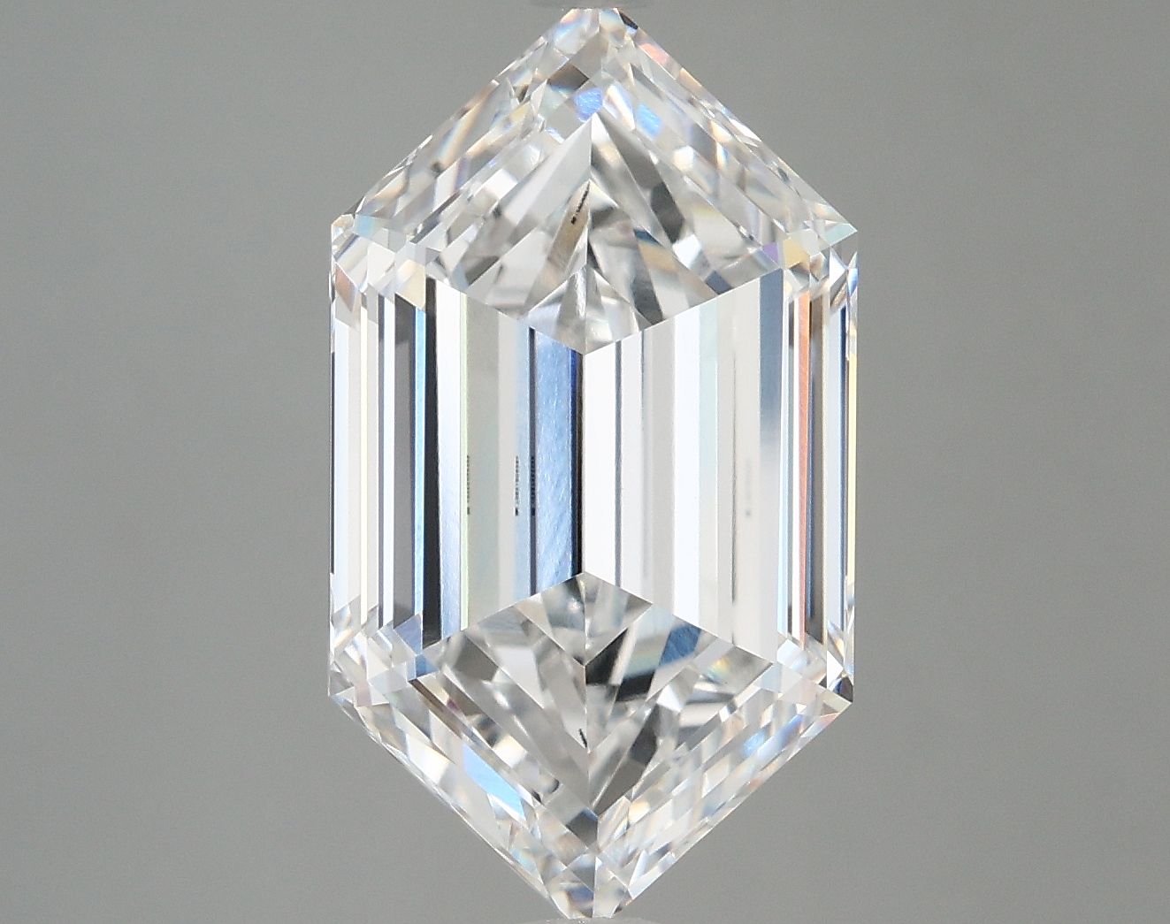 6.02 ct lab-grown Hexagonal Diamond
