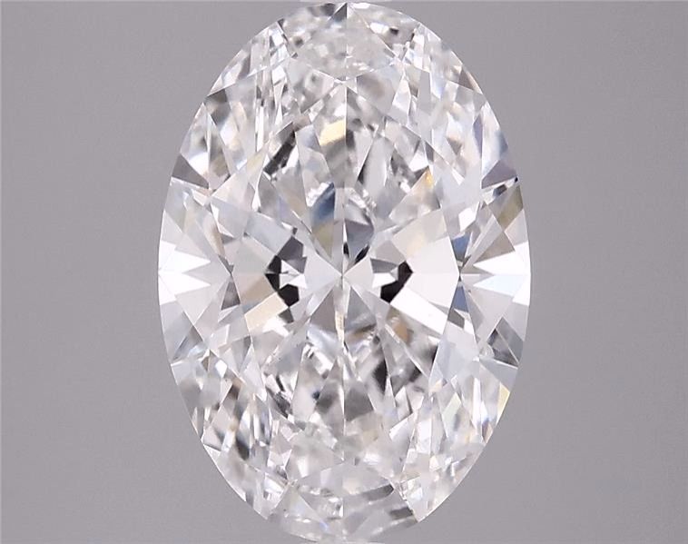 3.98 ct. oval Lab Grown Diamond front image