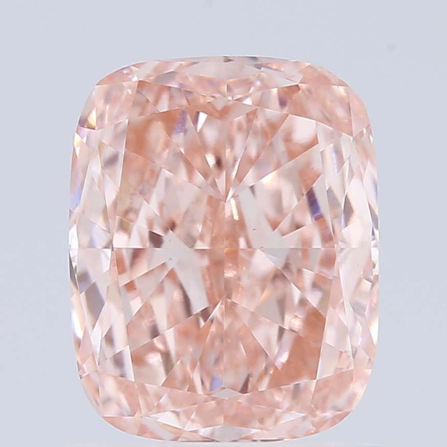 1.07 CT Fancy Vivid Pink CUSHION MODIFIED