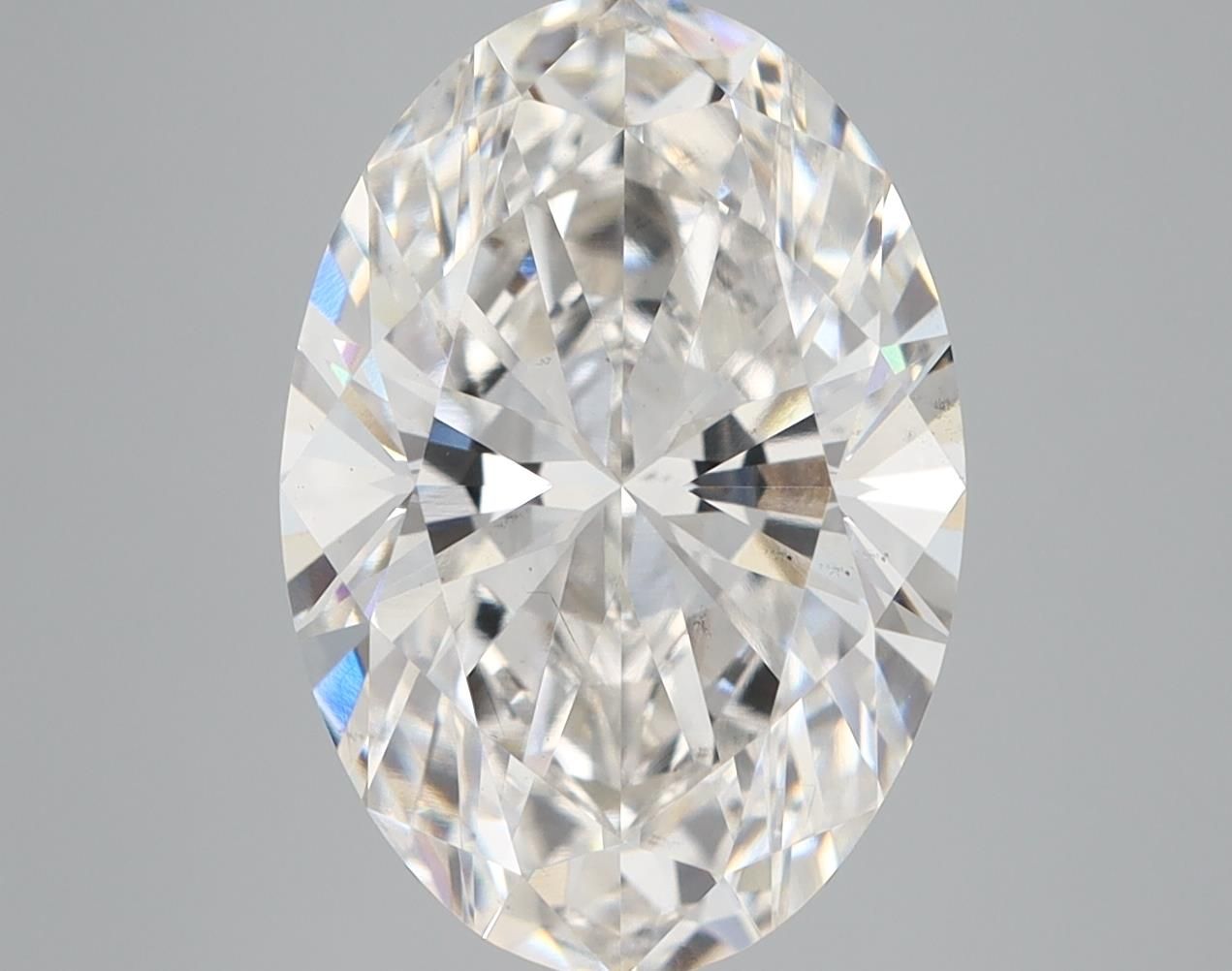 5.00 ct. oval Lab Grown Diamond front image