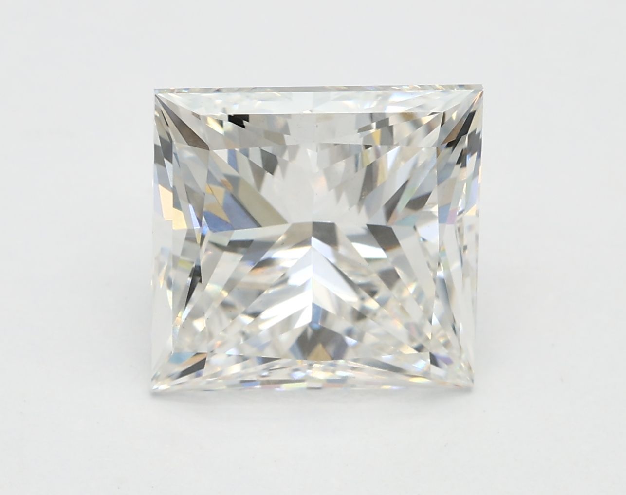 3.92 ct. princess Lab Grown Diamond front image