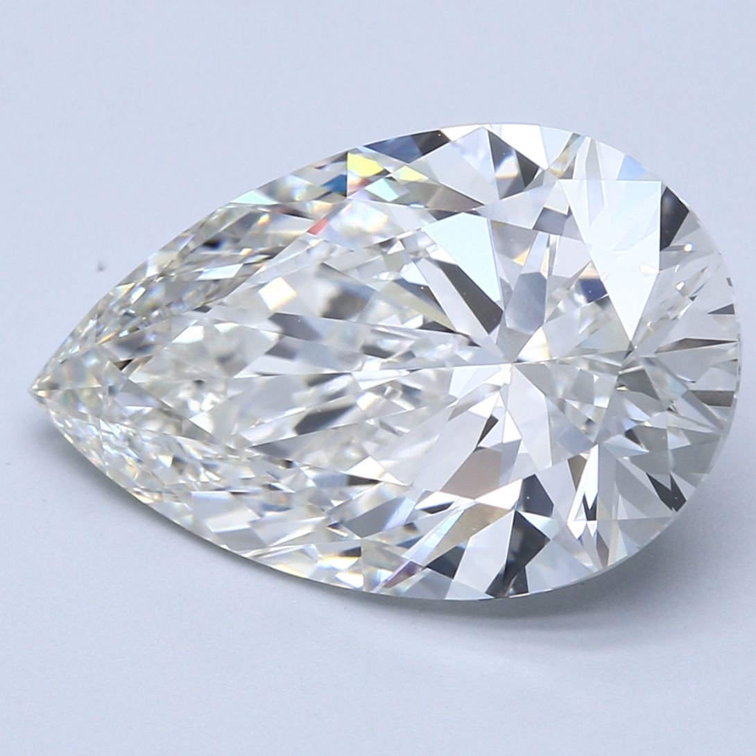 9.57 ct. pear Lab Grown Diamond front image