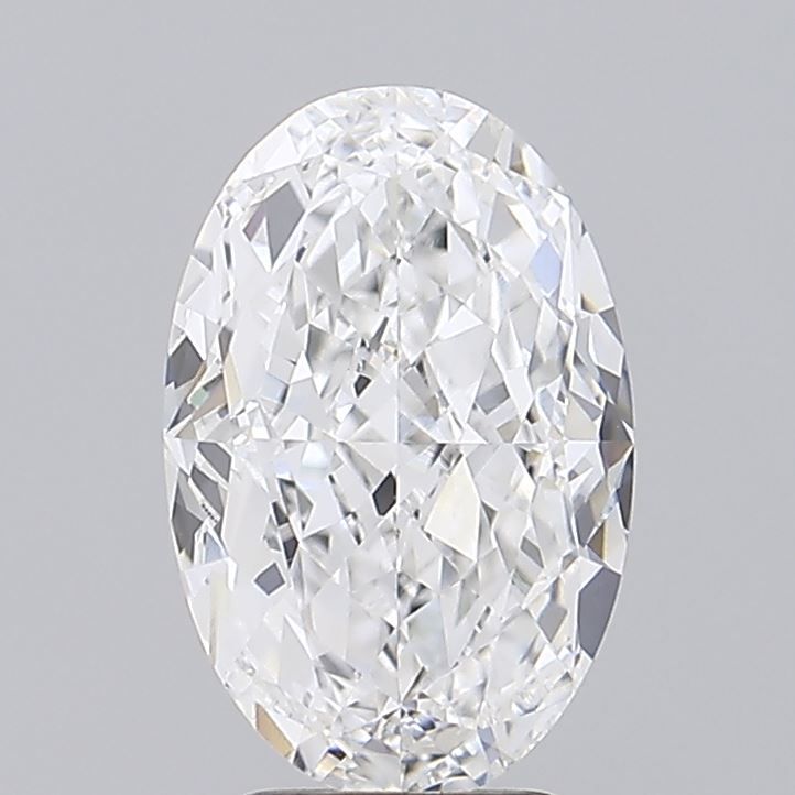 4.08 ct. oval Lab Grown Diamond front image