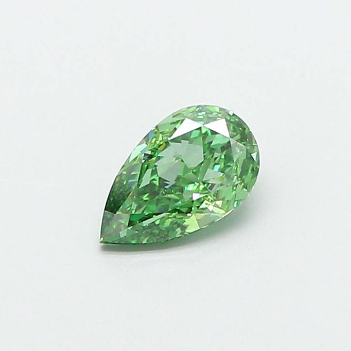 1.07 CT Fancy Vivid Green PEAR