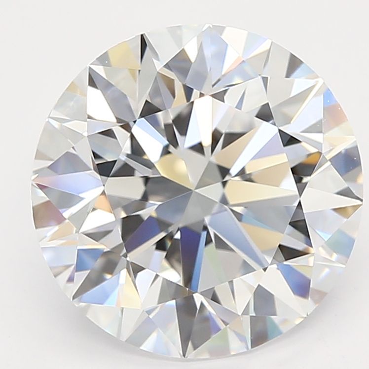Diamant Rond 3.72 ct - Couleur D - Pureté VVS1