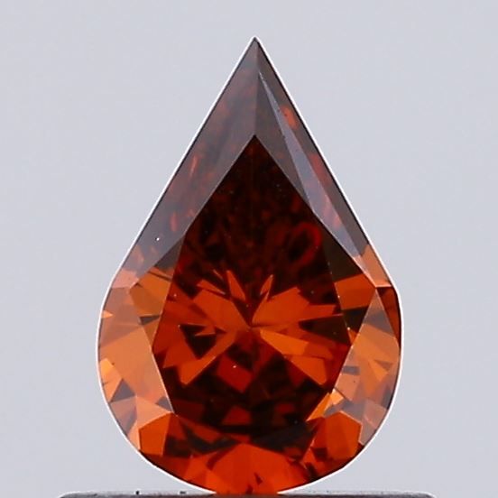 0.43 CT Fancy Deep Orange PEAR