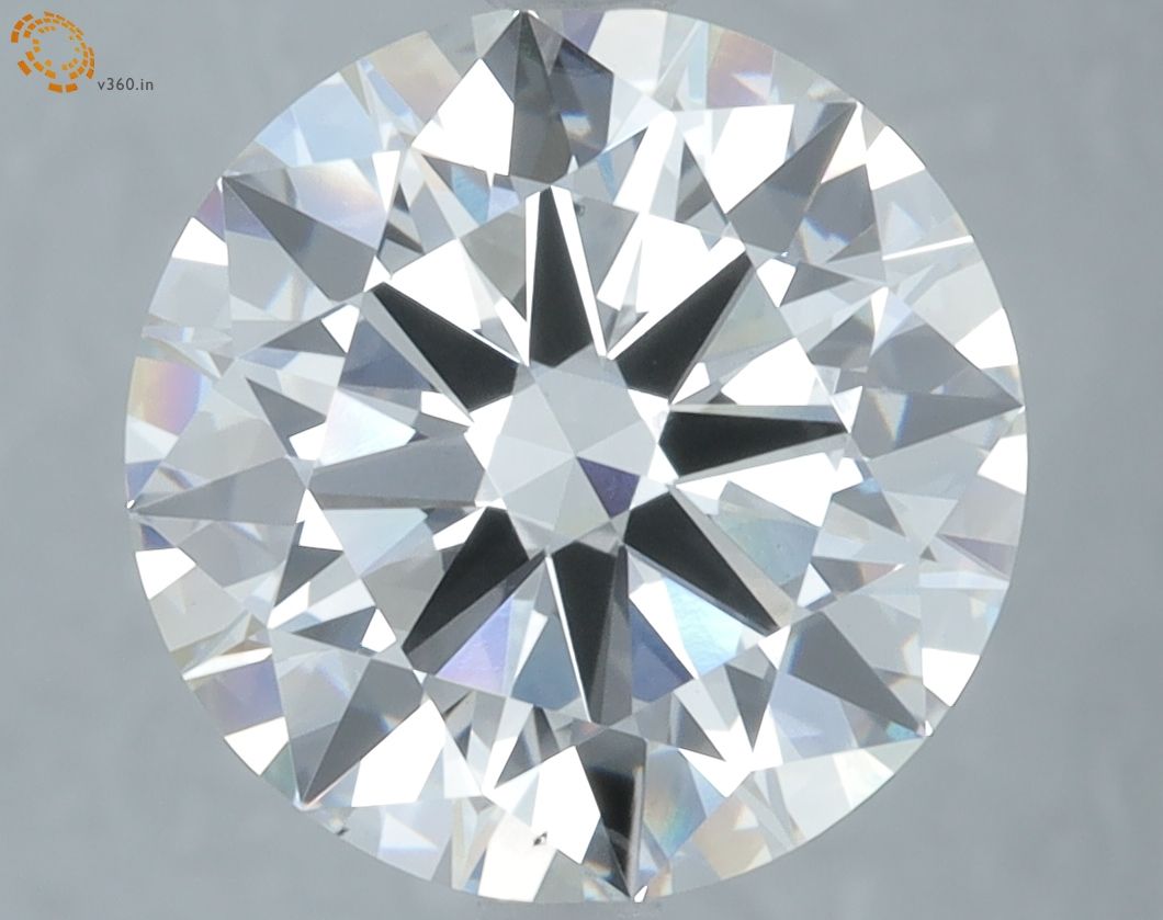 5.24 ct. round Lab Grown Diamond front image
