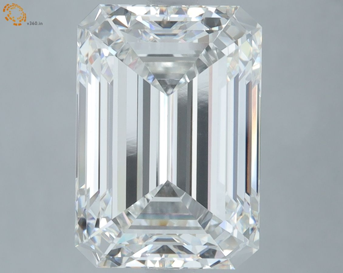 5.57 ct. emerald Lab Grown Diamond front image