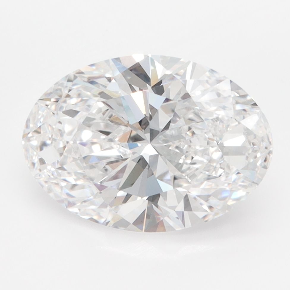 3.01 ct. oval Lab Grown Diamond front image