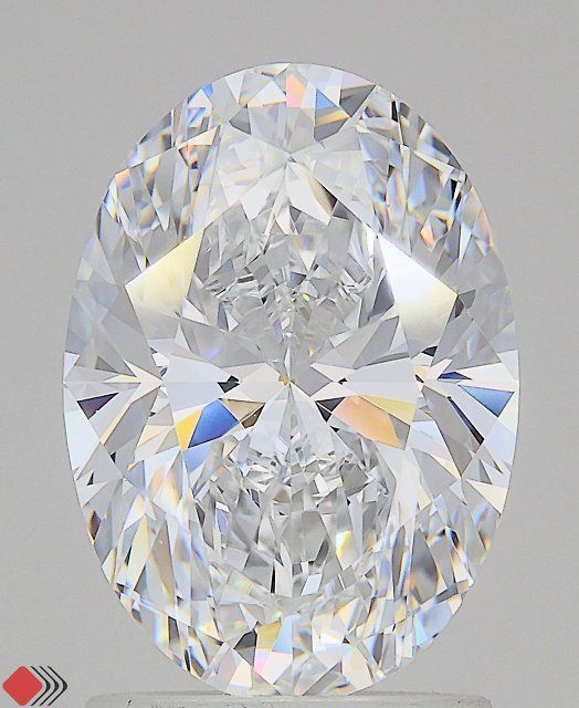 2.08 ct. oval Lab Grown Diamond front image
