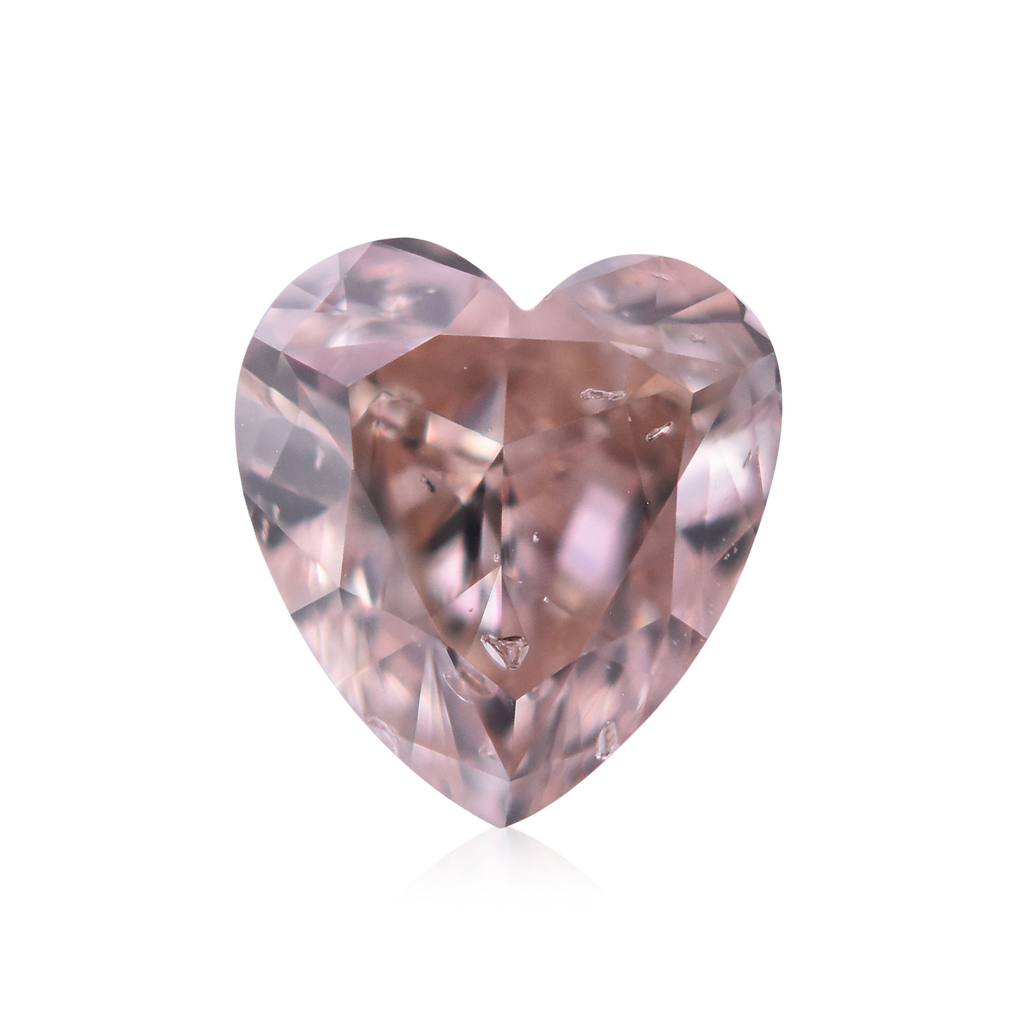 Diament 0.31 ct Fancy Orangey Pink/