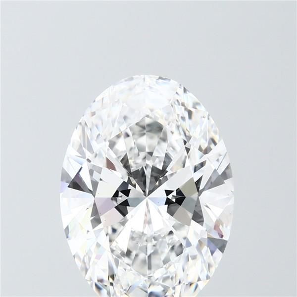 6.08 ct. oval Lab Grown Diamond front image