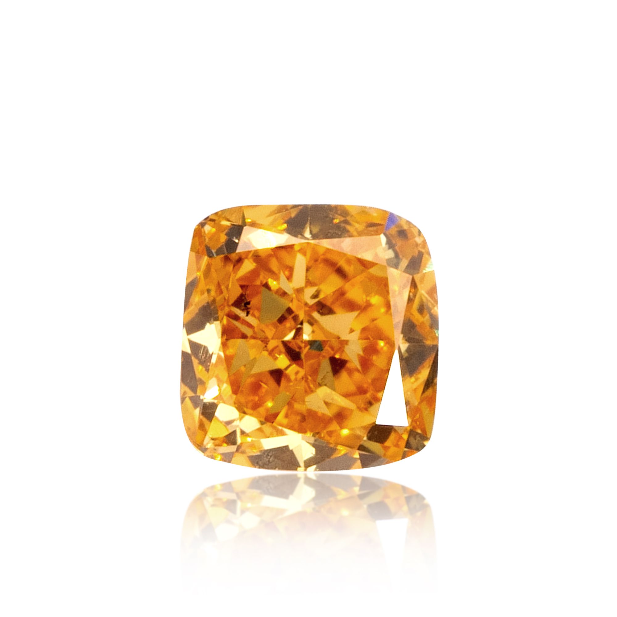 Diament 0.16 ct Fancy Vivid Orange Yellow/SI1