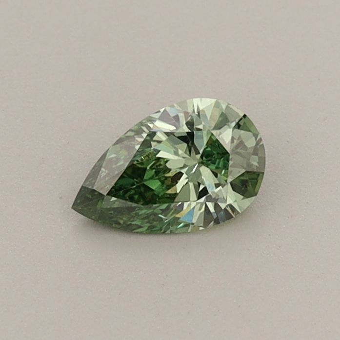 0.25 CT Fancy Vivid Green PEAR