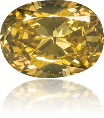 Diament 0.39 ct Fancy Intense Brown/VS2