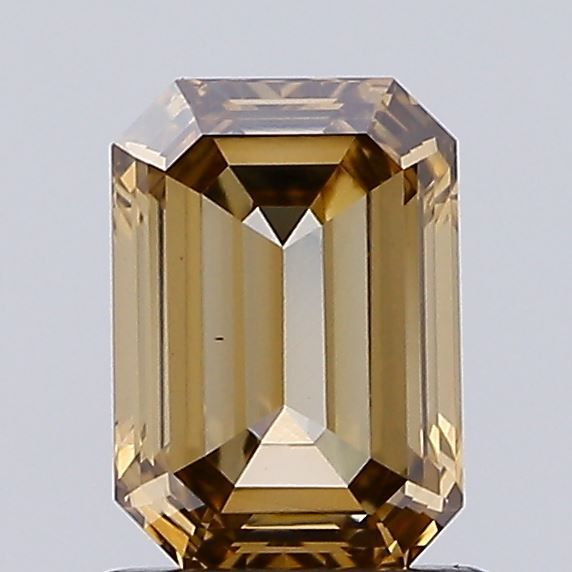 1.03 CT Fancy Light Brown EMERALD