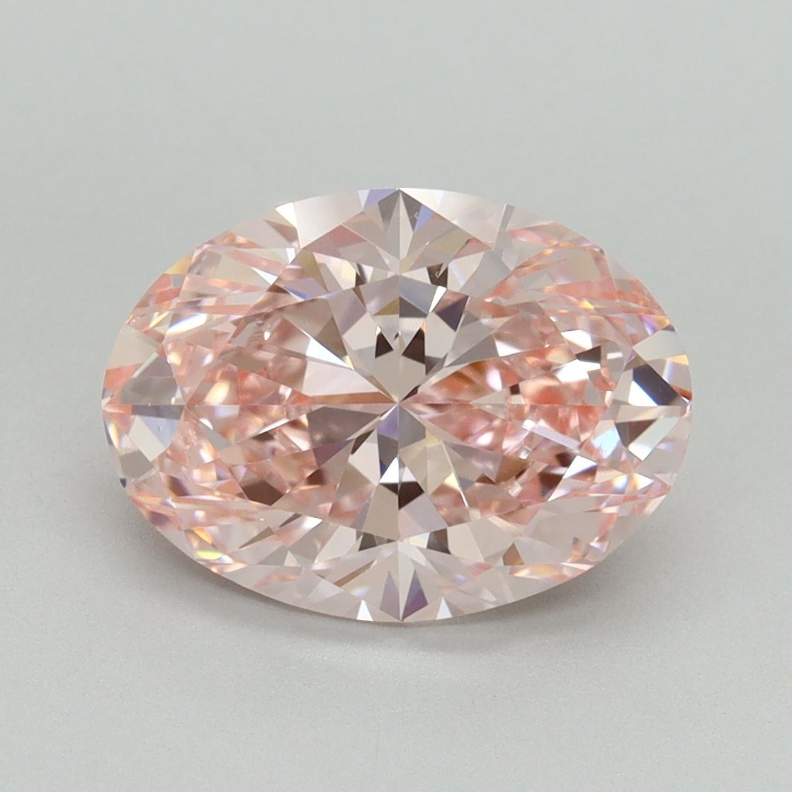 3.01 ct. oval Lab Grown Diamond front image