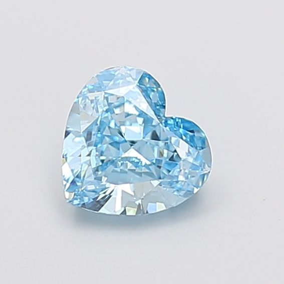 1.09 CT Fancy Vivid Blue HEART