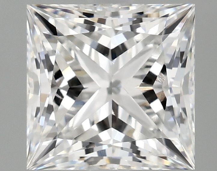 2.10 ct. princess Lab Grown Diamond front image