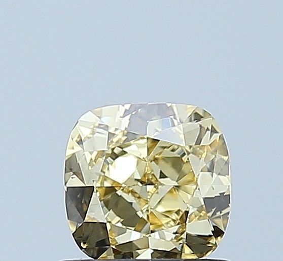 1.0 CT Fancy Light Yellow CUSHION MODIFIED