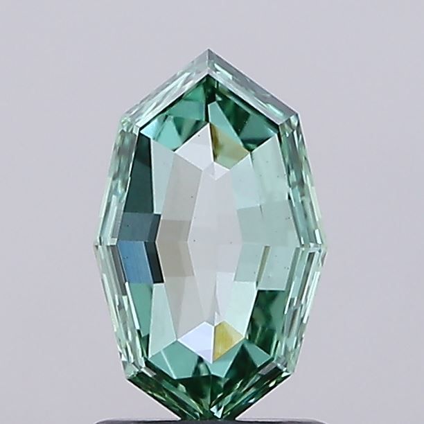 0.9 CT Fancy Vivid Green OCTAGONAL