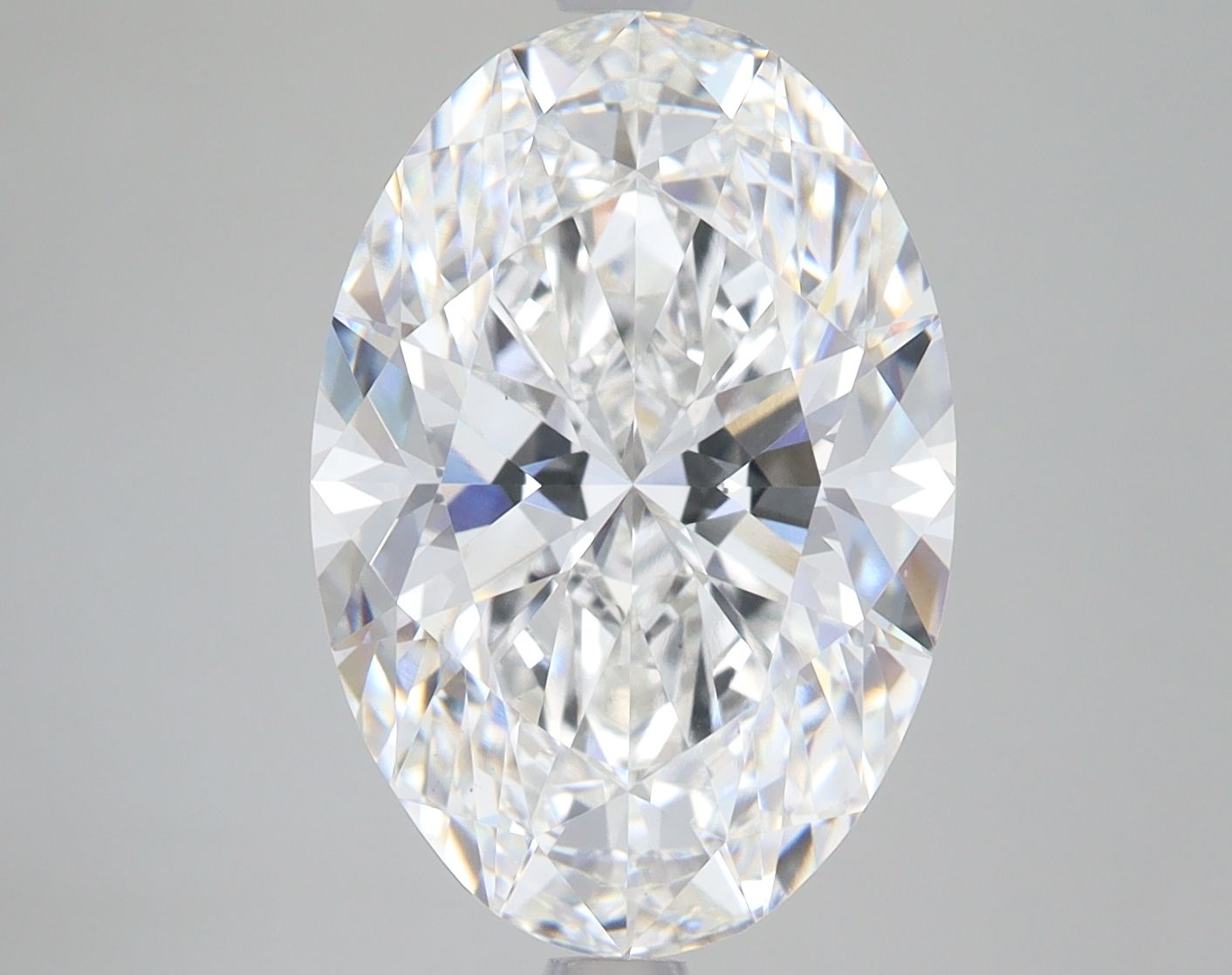 6.10 ct. oval Lab Grown Diamond front image
