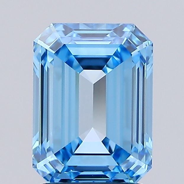 1.5 CT Fancy Vivid Blue EMERALD