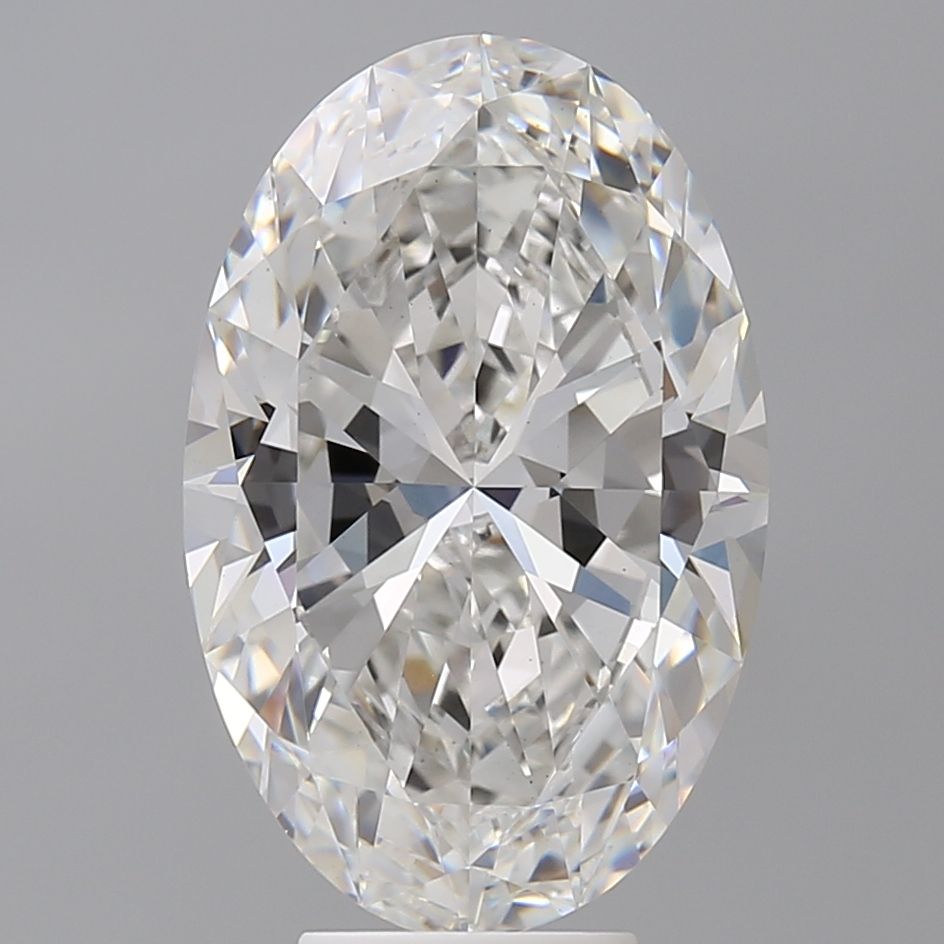 6.44 ct. oval Lab Grown Diamond front image
