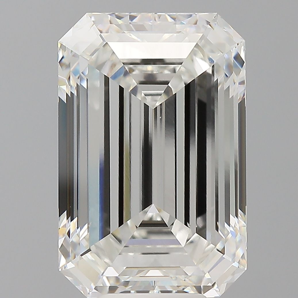 9.57 ct. emerald Lab Grown Diamond front image