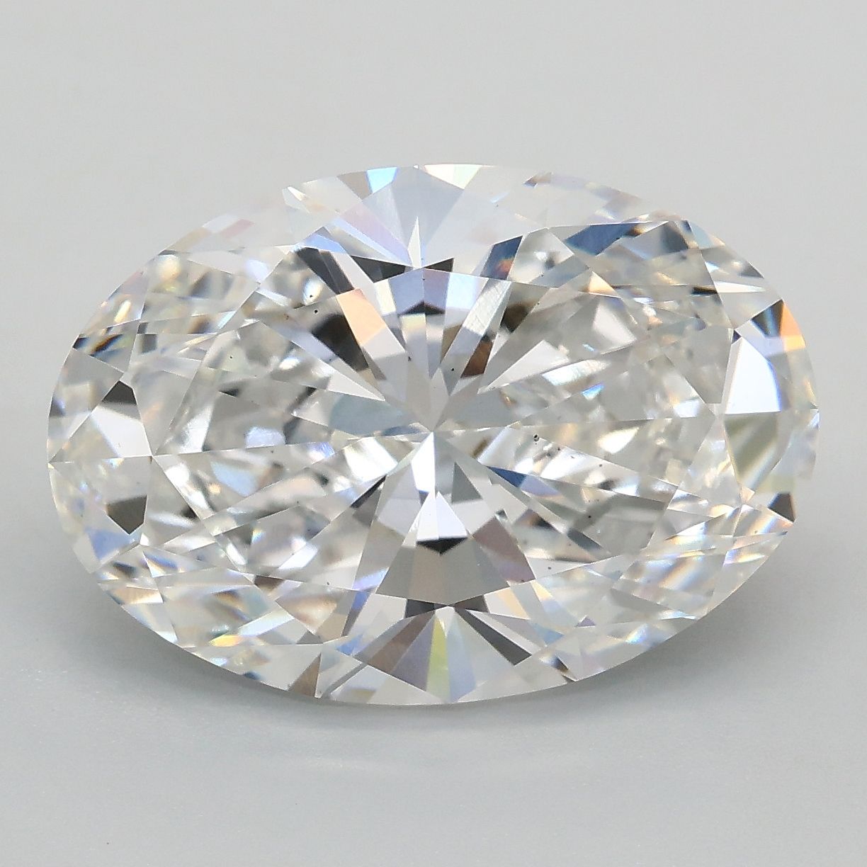 5.52 ct. oval Lab Grown Diamond front image