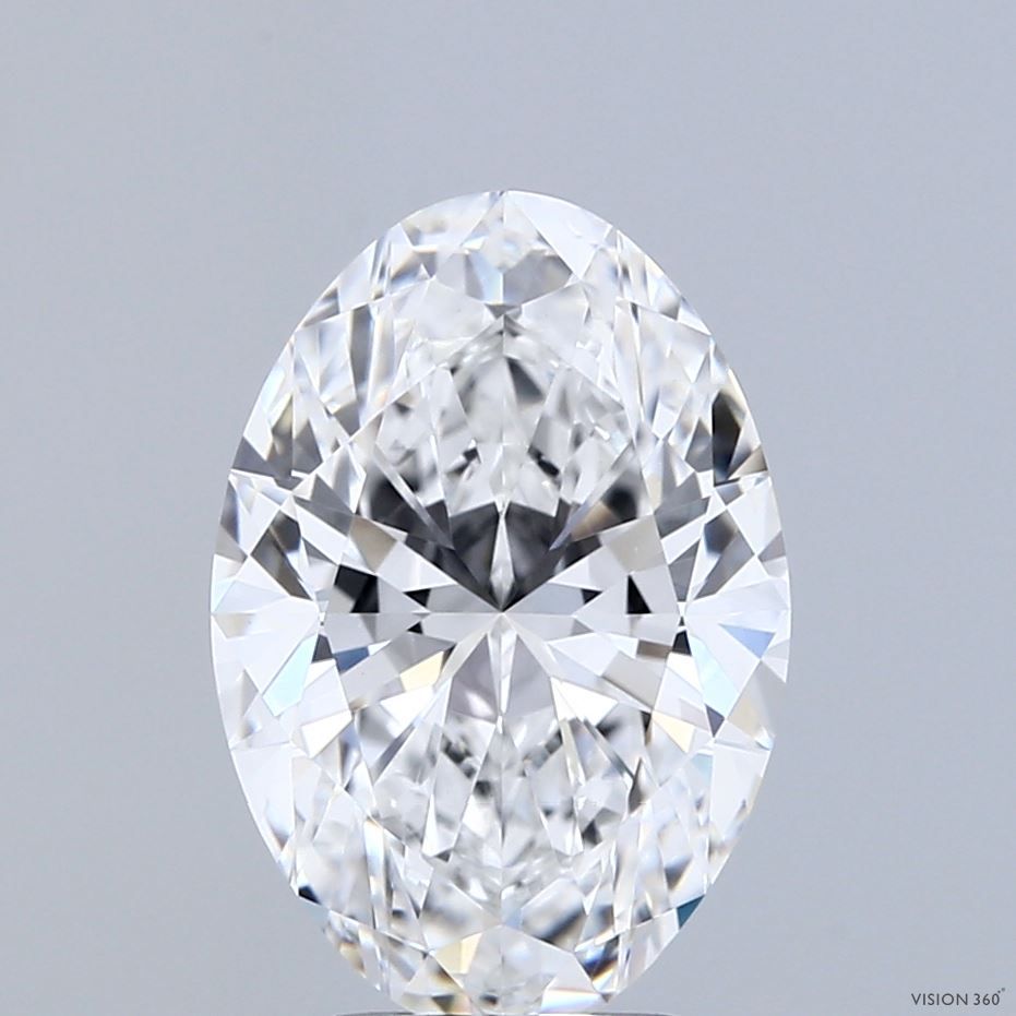3.07 ct. oval Lab Grown Diamond front image