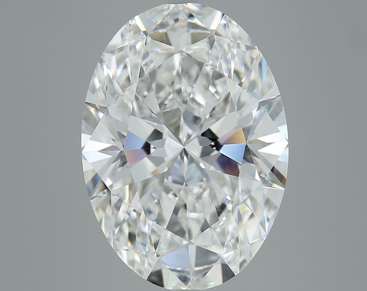9.08 ct. oval Lab Grown Diamond front image
