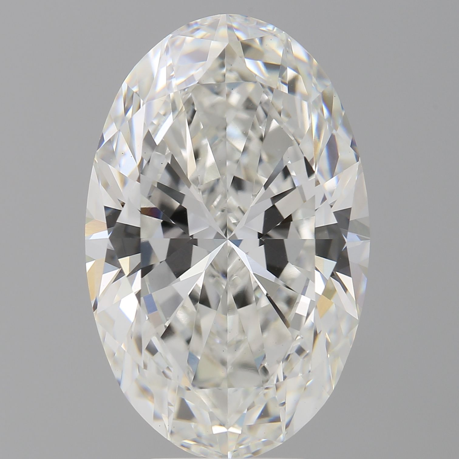 8.04 ct. oval Lab Grown Diamond front image
