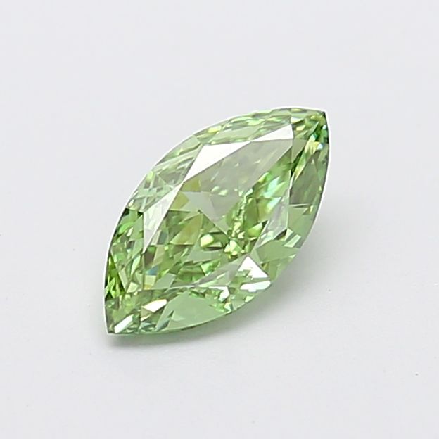 1.02 CT Fancy Vivid Green MARQUISE