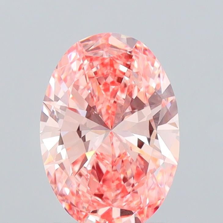 1.85 CT Fancy Vivid Pink OVAL