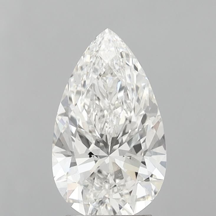 3.02 carat f VS2 EX Cut IGI pear diamond
