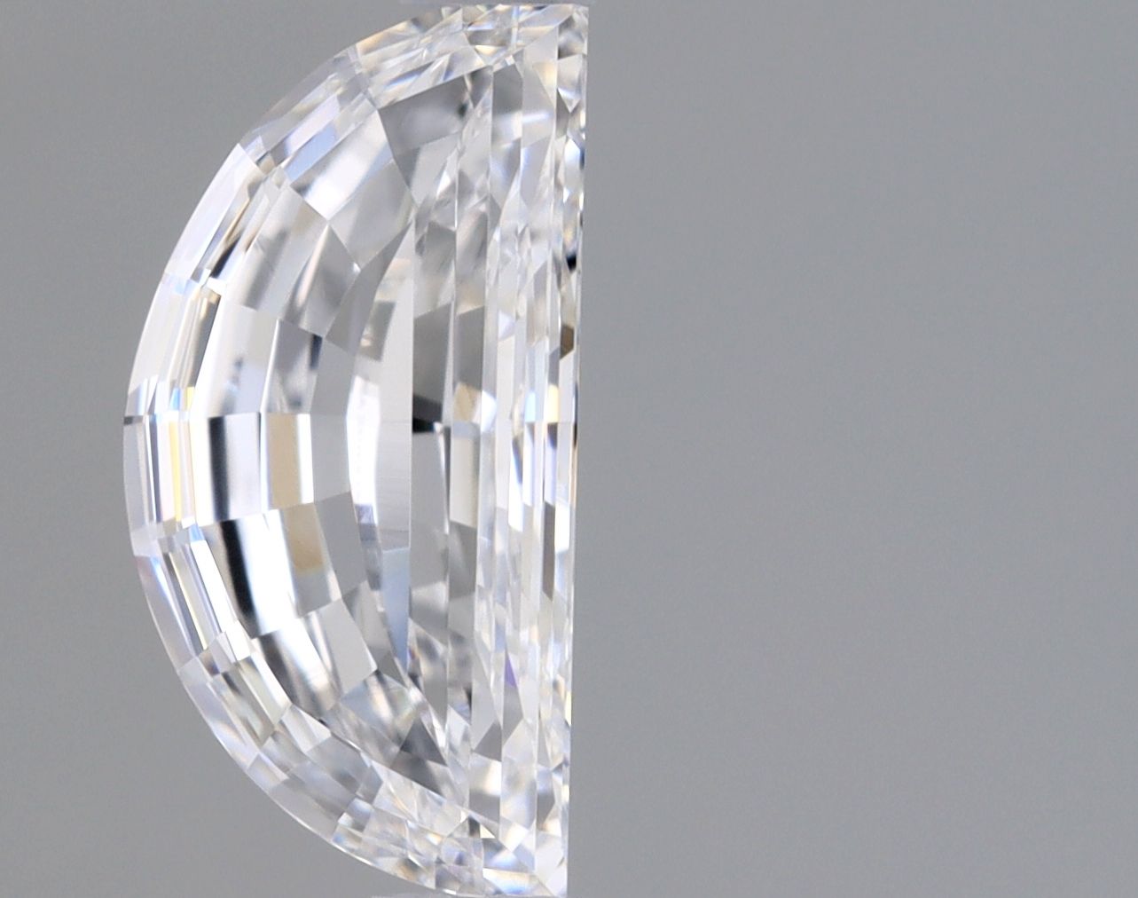 0.6 ct Half moon Diamond