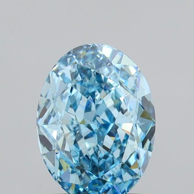 1.05 CT Fancy Vivid Blue OVAL