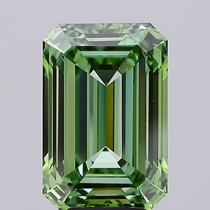 6.04 ct. emerald Lab Grown Diamond front image