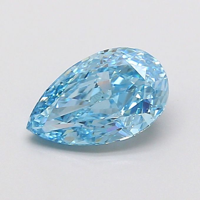 1.01 CT Fancy Vivid Blue PEAR