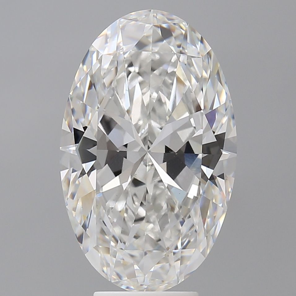 6.10 ct. oval Lab Grown Diamond front image