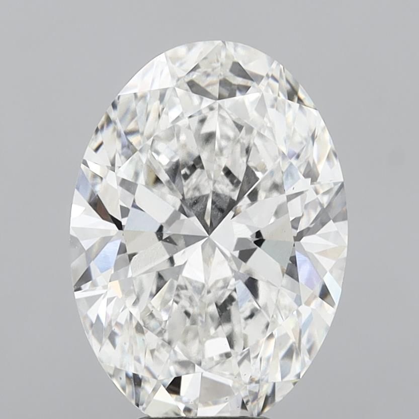 6.53 ct. oval Lab Grown Diamond front image